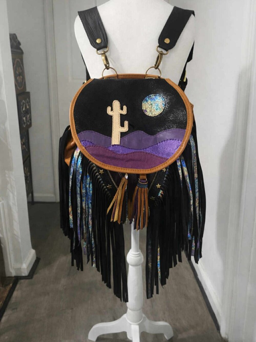 Bloom Artisian convertible bucket bag